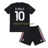 Original Trikotsatz Juventus Paulo Dybala 10 Auswärtstrikot 2021-22 Für Kinder